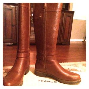 Brown Leather Riding Boots size 7 1/2M